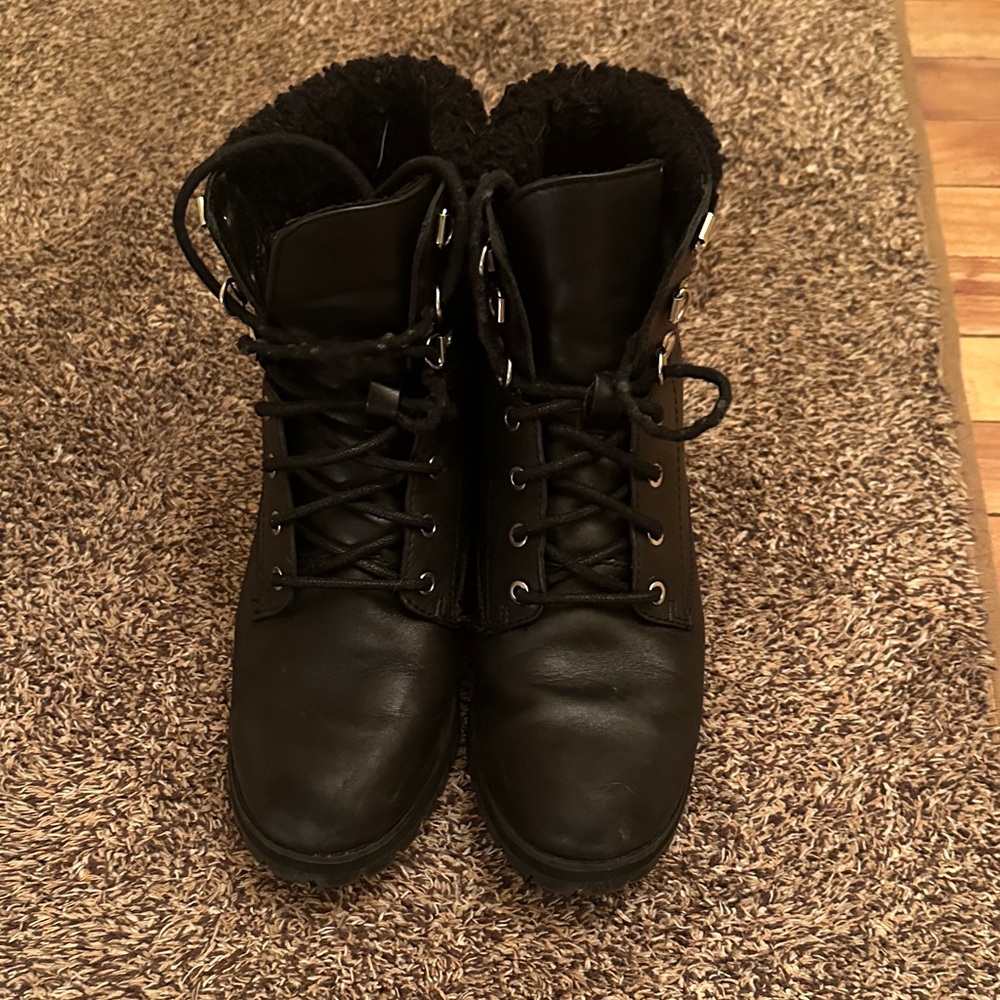Aldo Black Ankle Boots